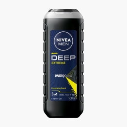 Gel de duș bărbați Deep Sport 3în1, pentru corp, față și păr 500ml