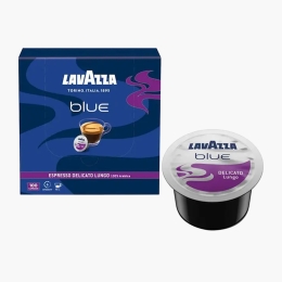 Blue Espresso Delicato Lungo, 100 băuturi, capsule cafea 