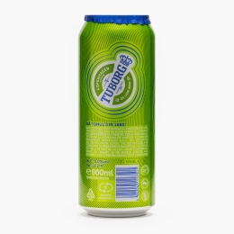 Bere blondă pasteurizată, doză 500ml