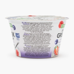Iaurt grecesc cu fructe de pădure, 0% grăsime, 150g