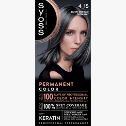 Vopsea de păr permanentă Professional Performance 4-15 crom mat, 115ml
