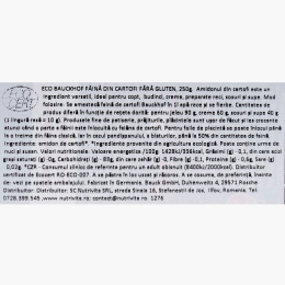Făină eco din cartofi, fără gluten 250g