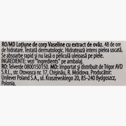 Loțiune de corp cu extract de ovăz 400ml