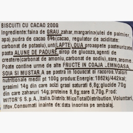 Biscuiți cu cacao Harry Potter 200g