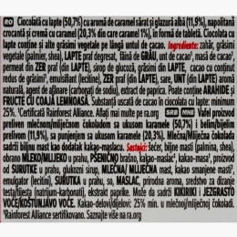 Ciocolată napolitană cu caramel sărat 99g