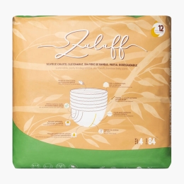 Scutece chiloțel din bambus mărimea 4, 10-15kg, 84 buc