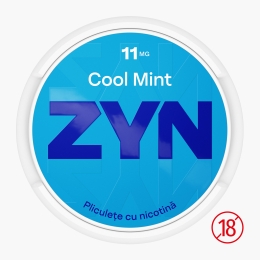 Pliculețe cu nicotină Cool Mint 11mg, 20 buc, format subțire