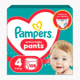 Scutece chiloțel Pants Mega Box mărimea 4, 9-15kg, 108 buc