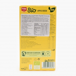 Biscuiți eco cu ovăz și măr fără gluten 105g 