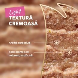 Recompense cremoase pentru pisici, cu miel, orez brun și dovlecel, 4x15g