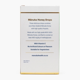  Bomboane cu miere de Manuka MGO 400+, Vitamina C, propolis, 65g