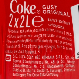 Băutură carbogazoasă cola 2x2l