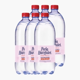 Apă minerală naturală plată, 6x1l