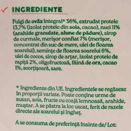 Granola proteică 350g