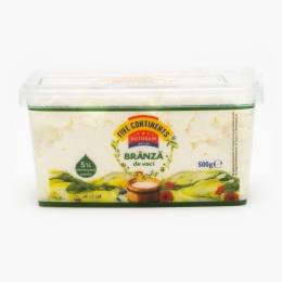 Brânză de vaci 5% grăsime 500g