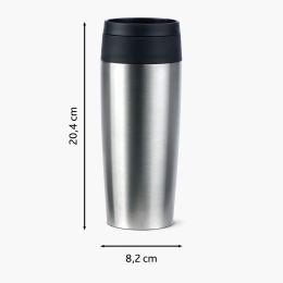 Termos călătorie Mug Classic, 0.36 l, inox, argintiu