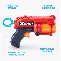 Pistol X-Shot Excel Fury 4, 16 proiectile