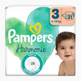 Scutece Harmonie mărimea 3, 6-10kg, 31 buc