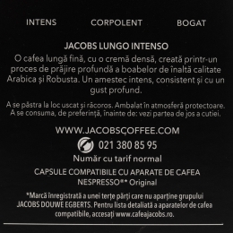 Lungo 8 Intenso 10 băuturi, 52g, capsule cafea