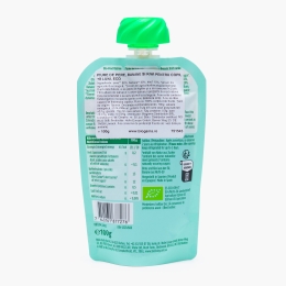 Piure ECO de pere, banane și kiwi pentru copii, +8 luni, 100g