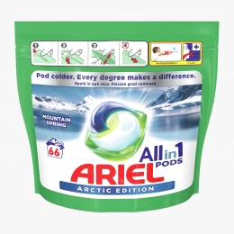 Detergent de rufe capsule All in One Pods Arctic Edition, 66 spălări