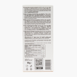 Ciocolată albă cu biscuiți și scorțișoară 90g