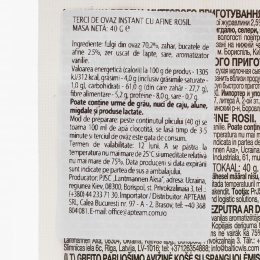 Fulgi de ovăz cu coacăze 40g