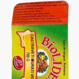 Castraveți murați vid 700g