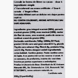 Multicereale Alphabites cu cacao 350g