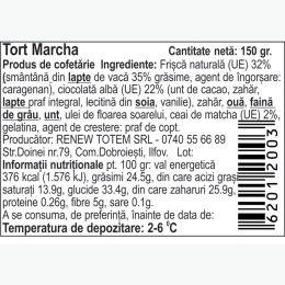 Felie de tort cu matcha 150 gr