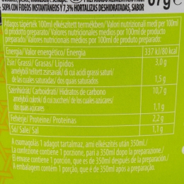 Supă instant noodles cu aromă de legume și miso 67g