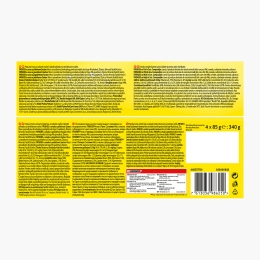 Hrană umedă pentru pisici adulte, 4x85g,cu pui, vită, miel și rață în sos
