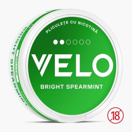 Pliculețe cu nicotină, Bright Spearmint, 6mg, 15 buc