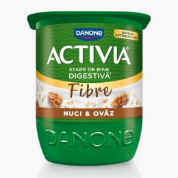 Iaurt cu ovăz integral și nuci 125g