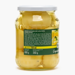 Gogoșari albi picanți în oțet 680g