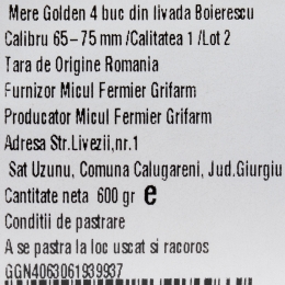 Mere Golden din livada Boierescu, 4 buc