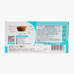 Cupe de ciocolată vegană, cu cremă de cocos, fără zahăr și fără gluten, KetoCups, 2x20g