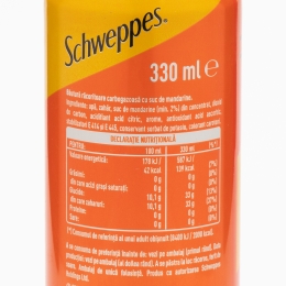 Apă tonică cu aromă de mandarine 0.33l