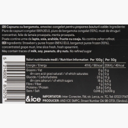 Băutură caldă din piure de căpșuni și bergamotă 50g