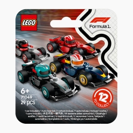 Mașină de curse F1® de colecție, 71049 Minifigures, 29 piese, +6 ani, diverse modele