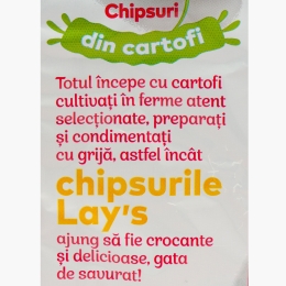 Chipsuri din cartofi cu sare 125g