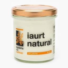 Iaurt natural 5% grăsime, 300g