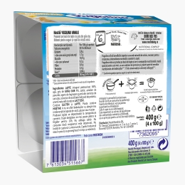 Gustare griș cu lapte, +6 luni, 4x100g