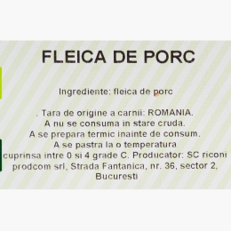 Fleică de porc 1kg