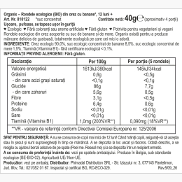 Rondele ECO din orez cu banane, 12+ luni, 40g