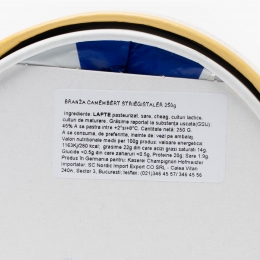 Brânză Camembert 250g, 6 triunghiuri