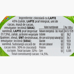 Iepure de ciocolată cu lapte 110g