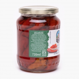 Ardei kapia copt și decojit în oțet 690g