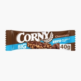 Baton cereale cu ciocolată, fără zahăr, Big Zero 40g
