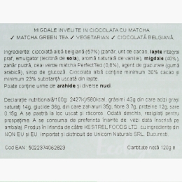 Migdale învelite în ciocolată cu matcha 120g